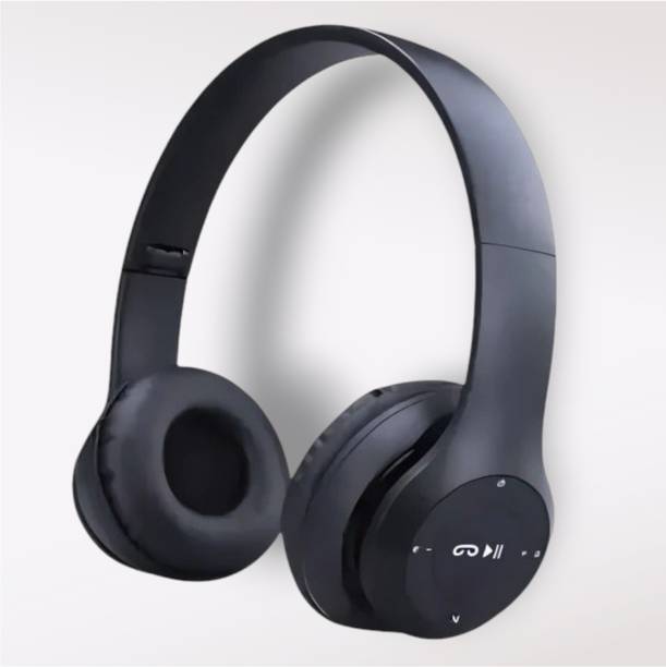 house of common Wireless Comfort Music Headphones with SD Card & Mic_XQ Bluetooth & Wired