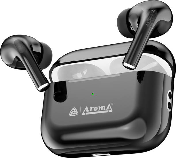 Aroma TWS10 Upto 60Hr Playtime*, Dual Paring, BT v5.4, Fast Charging, Heavy Bass Bluetooth