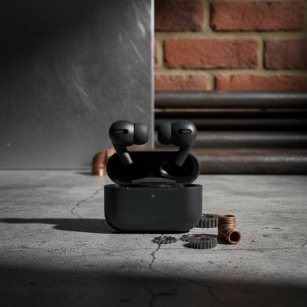 Pb Enterprises TWS AIRPOD Black Earbud Bluetooth MCD16 Bluetooth
