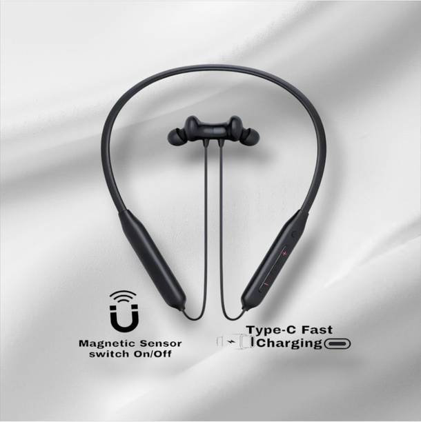 URBANHUDA Bullets Upto 54 Hrs* Playtime, Dual Pairing, Fast Charing Gaming Neckband_KD Bluetooth & Wired