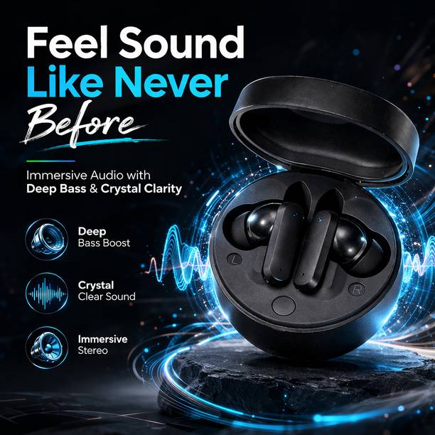 senegal Earbuds TWS,70 H Battery, Stream Ad Free Music via App Support Bluetooth Headset Bluetooth