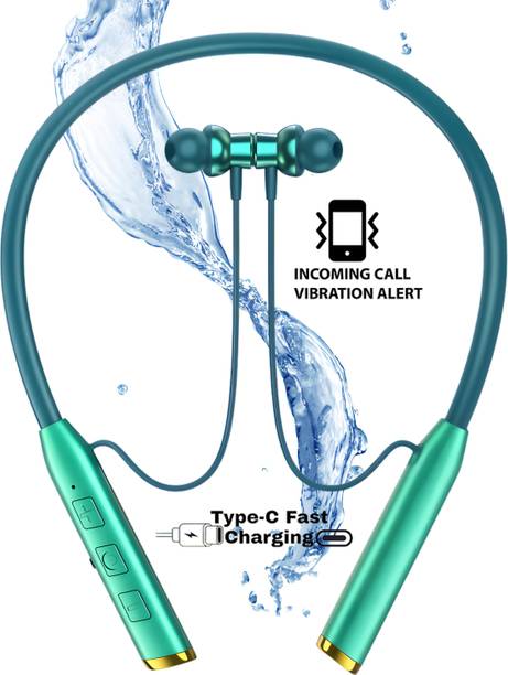 GREE MATT N80 Vibration Alert 48 Hours Playtime Cancellation Waterproof Neckband T2 Bluetooth
