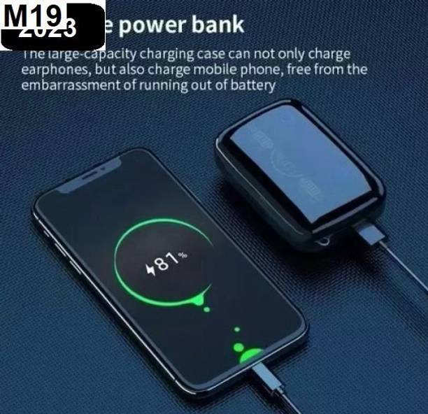 VMV FUZON M19 Bluetooth Wireless Earbuds Upto 48H with Power Bank ASAP Charge V307 Bluetooth