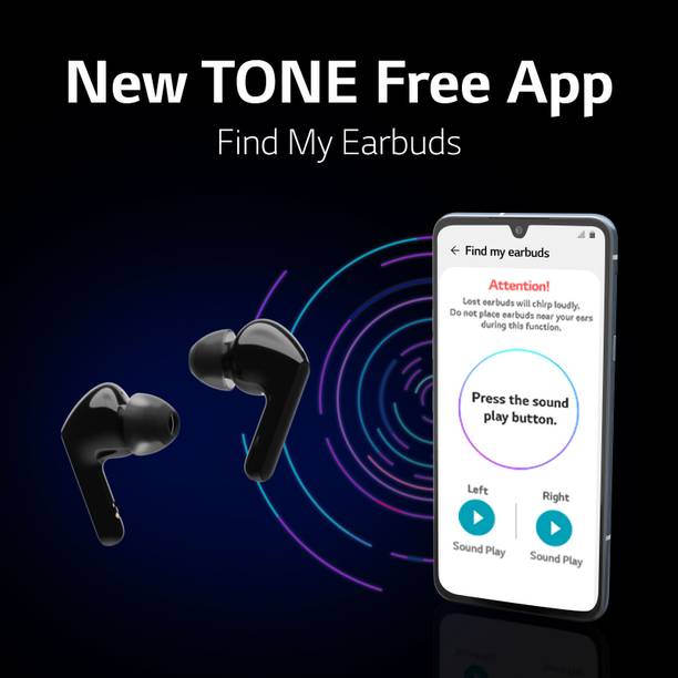 LG FN5U, Noise Isolation, UV Nano, IPX4, 18 Hrs Battery, Merdian Sound Bluetooth Headset