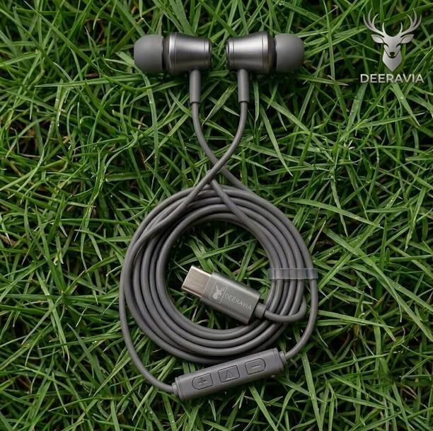Deeravia Type-C Earphone|ENC Mic| Premium Earphone| Magnetized Buds pro Phantom 8XP Wired