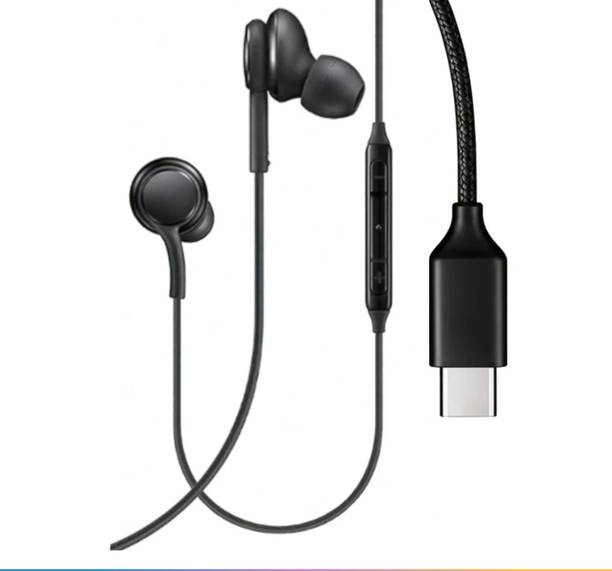 qoviq original Type C Wired Earphone for AKJ with Smooth Audio & Wired Control Wired