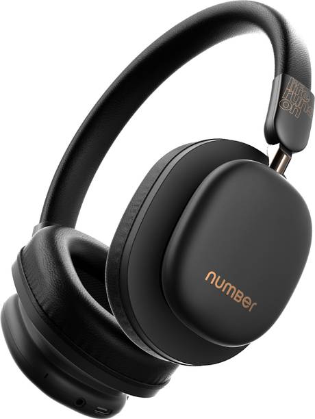 Number Headit Pro 100H Battery, Dual Pairing, 40mm Hi-Bass Drivers, AI ENC, 35ms Gaming Bluetooth