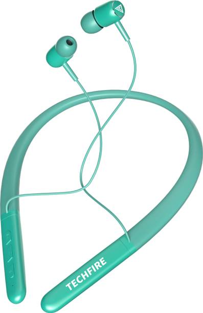 TECHFIRE Platinum Series Neckband- Low Price Bluetooth Neckband headphone Bluetooth Gaming