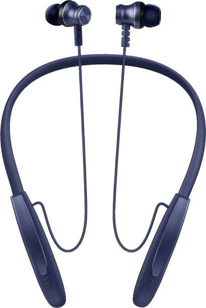 JKVMOBITECH BX-Elite- 48 Hour Playtime Bluetooth Headphone Neckband Earphone (Blue8) Bluetooth