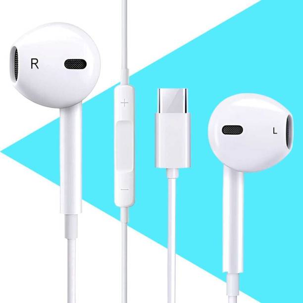 MJN Type C Handsfree with Mic Galaxy S23 FE/S23/S24/A35 5G/A55 5G/M55 5G[5] Wired