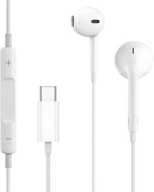 snowbudy New Apple EarPods USB-C Type C Headphones Earphones For iPhone 15 Pro Max iPad Wired Headset