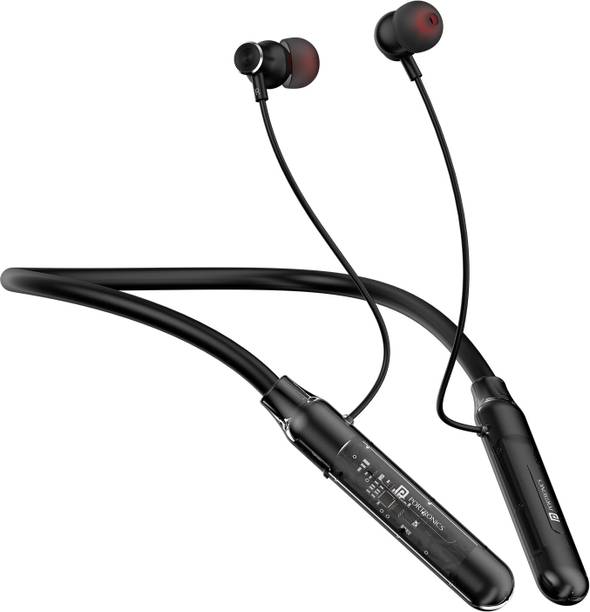 Portronics Harmonics Y3 Bluetooth Neckband,40 Hrs Playtime,inLine HD Mic,Transparent Design Bluetooth