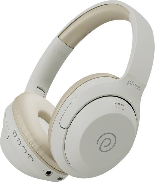 PTron Studio Classic w/ 75hrs Playtime, AI-ENC Calls, 40mm Driver, Dual-device Pairing Bluetooth