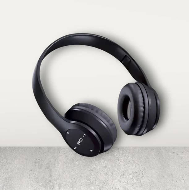 house of common Comfortable Wireless Headphones with Mic for All-Day Listening._VB Bluetooth & Wired