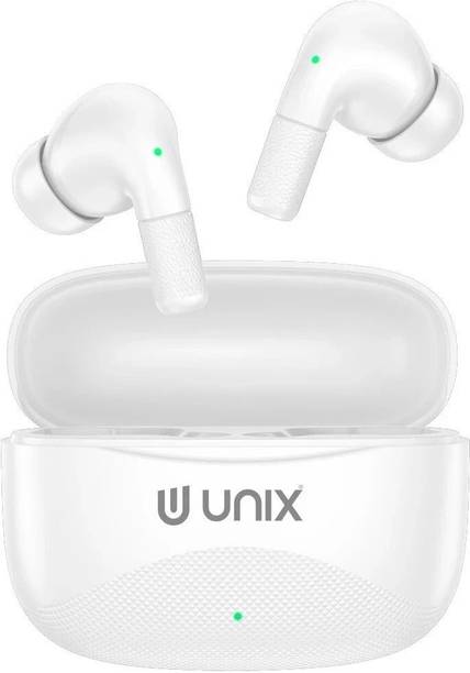 Unix Brizo Upto 48 Hours Playtime* Dual ENC 45 Ms Gaming True Wireless Earbuds Bluetooth