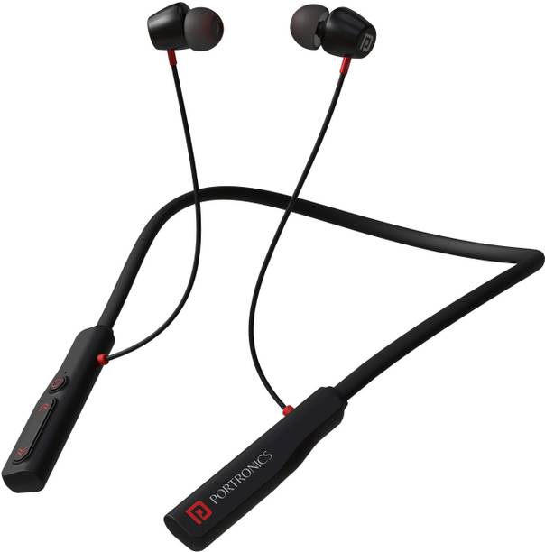 Portronics Harmonics Z11 Bluetooth in Ear Earphones,35Hrs Playback,Magnetic Earbuds(ON/OFF) Bluetooth