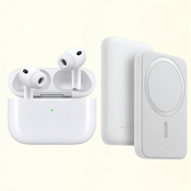 Sanwariya Airpod PRO 2 + Megasafe Power Bank Combo/White.X70 Bluetooth Gaming