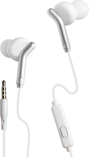 ZEBRONICS ZEB-BRO, With In-Line MiC, 3.5mm Jack, 10mm drivers, Compatible for Phone/Tablet Wired