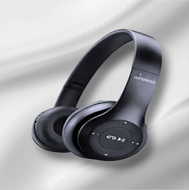 GDS Superior Battery Efficiency Headphones with Mic & High-Fidelity_3P Bluetooth & Wired