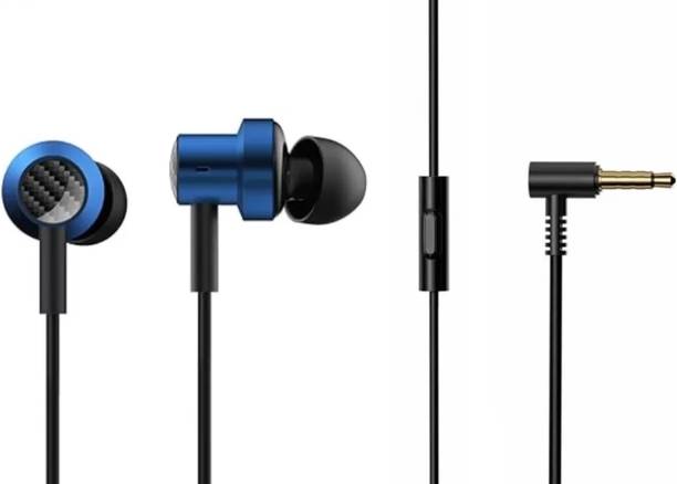 Gadget Zone DualDriver in-Ear Earphones withMicandLong Cable Headset (Black, In the Ear) Wired