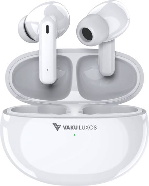 Vaku Luxos ROYAL TWS Bluetooth 5.4 Earbuds 50H Playtime Deep Bass Touch Controls Bluetooth