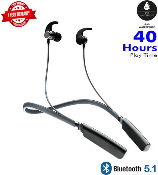 Worricow New Bluetooth Wireless Earphones with Mic,Premium Earbuds with Pure Bass, BT 5.0 Bluetooth