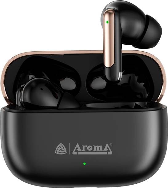 Aroma 141 Pro - V5.4 Upto 60Hr Playtime*, ENC, Dual Paring, Fast Charging, Heavy Bass Bluetooth