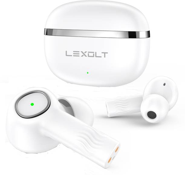 Lexolt 120 Hours Playtime & ENC Crystal Bionic Sound Bluetooth Earbuds Bluetooth