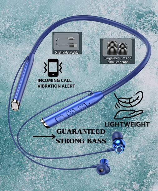 PTROX Vibration Alert, 48 Hours Playtime, ENC, HD Sound Quality & Stereo Bass PT/9/60 Bluetooth