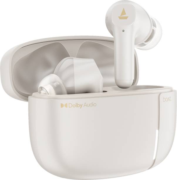 boAt Airdopes Prime 800D, Dolby Audio,45H Battery, Quad Mics,AI-ENx,ASAP, App Support Bluetooth