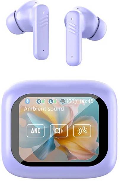 COREGENIX Genpods TouchScreen ANC BT Earbud with 35Hr Playback, Active Noise cancellation Bluetooth