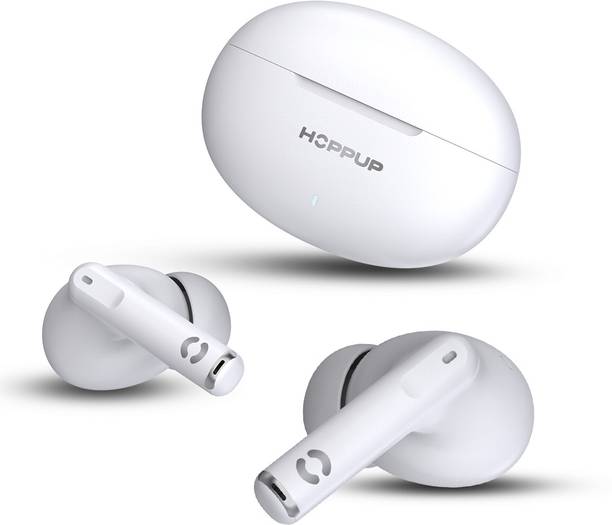 HOPPUP AirDoze S40 Earbuds with 13MM Drivers, 40H Playtime, Rage Mode,ENC & Type-C Bluetooth