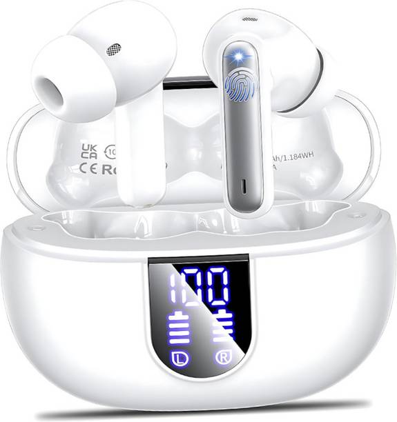 WEROX NB145 TWS Earbuds/IPX5,buds 5.1 earbuds with 42 Hrs playtime /perfect for musics Bluetooth