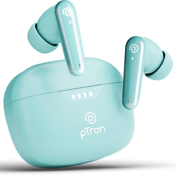 PTron Basspods Tour - AI ENC Calls,45hrs Playback,Pristine Audio, 50ms Low Latency Bluetooth