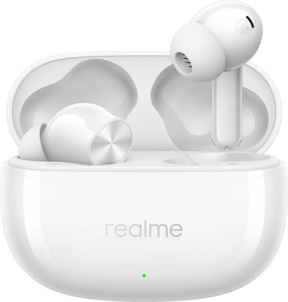realme Buds T200x with 25dB ANC,12.4mm Dynamic Bass Drivers,48Hrs Playback, BT5.4, IP55 Bluetooth