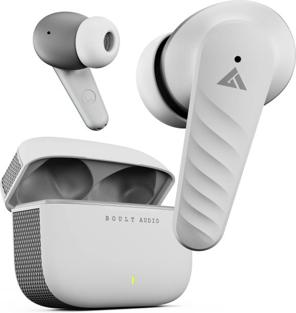 Boult X10 TWS with 45Hrs Playtime, ENC Mic, 40ms Lowest Latency, Fast Charging, 5.3v Bluetooth Headset