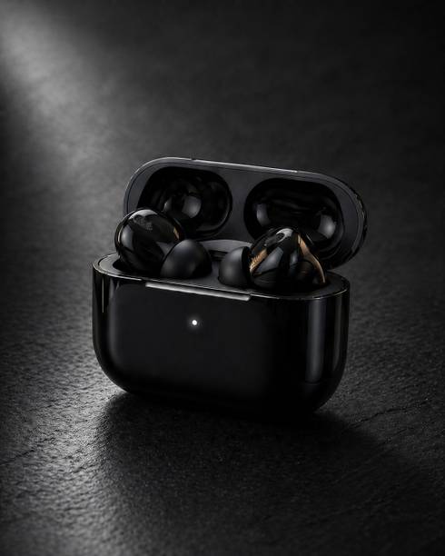DSSB TWS True Wireless Earbuds with Deep Bass & Mic – Graphite Black Bluetooth 8 [ Bluetooth