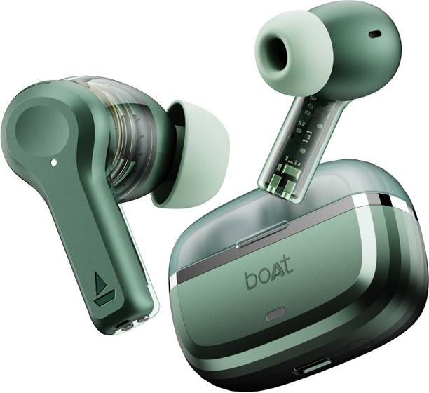 boAt Nirvana Space w/ 360 Spatial Audio, ANC(~32dB), 100HRS Battery & Dual Pairing Bluetooth