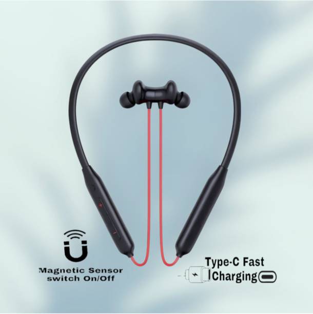 GDS 58 Hours Playtime Bluetooth Wireless Neckband Headphones Earphone_JQ Bluetooth & Wired
