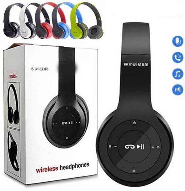 BUFONA B47 Bluetooth & Wired Gaming Earphone, Headphones with Microphone,Volume Control Bluetooth