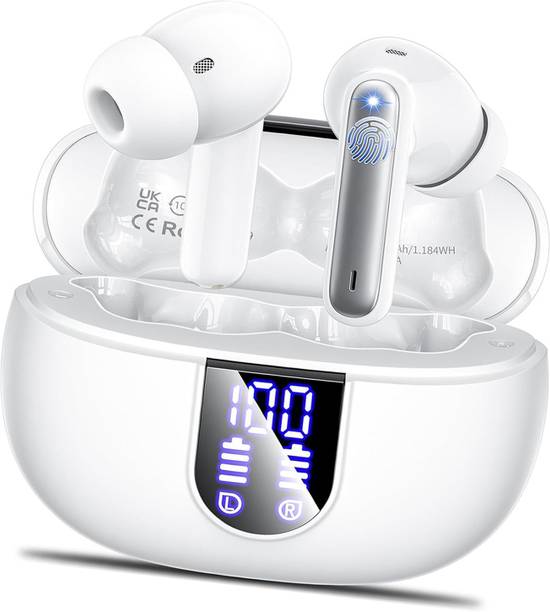 Snowbuds YO-TWS HD Mic Calling, Gaming Mode with 50ms Low Latency, IPX5 Waterproof Bluetooth Gaming