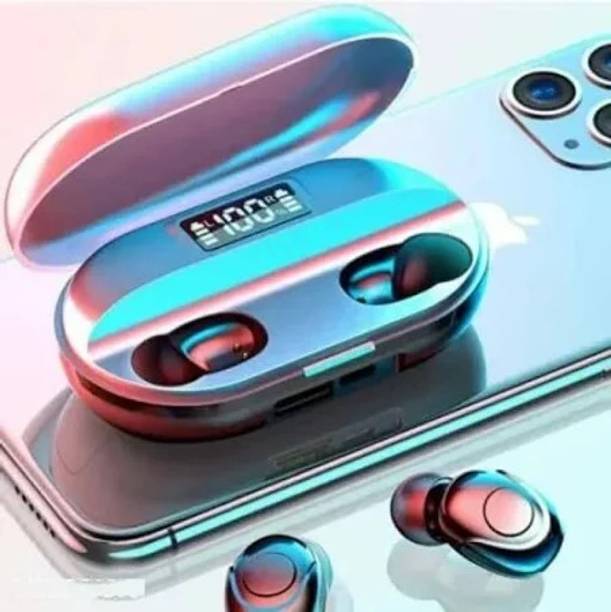 YAROH T2_VP_23Earbuds 5.0 Wireless earphone CVC8.0 noise cancelling with power bank Bluetooth without Mic