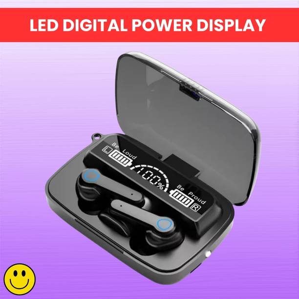 FRONY M19 Bluetooth Wireless Earbuds Large Dual LED Display With High Stereo SoundC414 Bluetooth