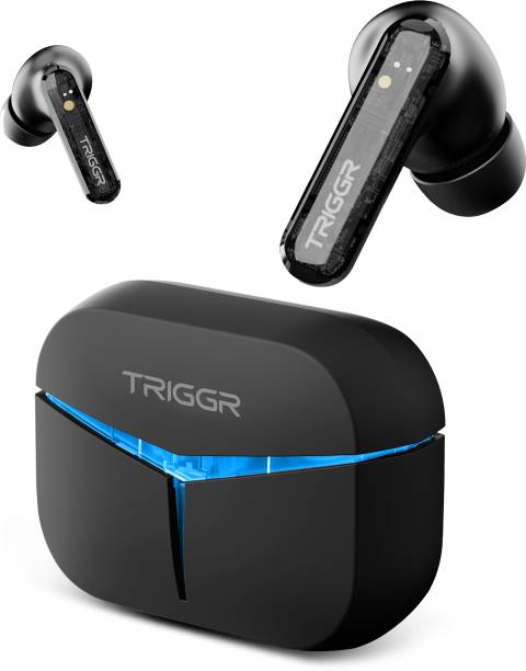 TRIGGR Kraken X3 with RGB Lights, 40ms Latency, Quad ENC, Rapid Pair, 40H Battery, v5.3 Bluetooth Headset