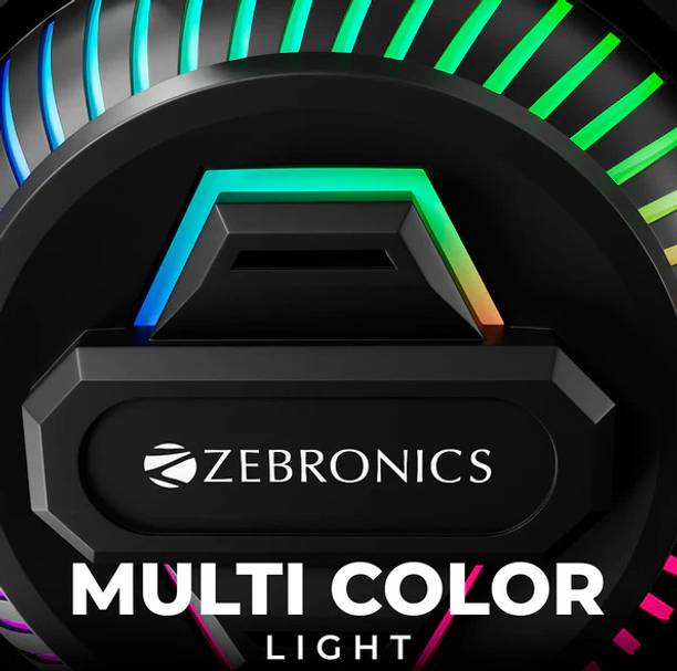ZEBRONICS ZEB-JUPITER GAMING HEADPHONE Wired Gaming Headset  (Black, On the Ear)