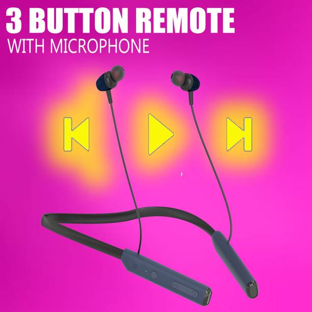 TOCSIN Neckband pro With ASAP Fast Charging Upto 48Hr Playtime Earphone with mic[TL14] Bluetooth