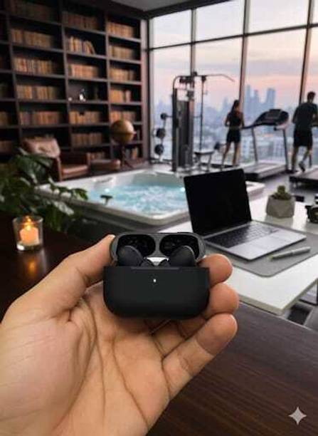 Shivana TWS AIRPOD black Earbud Bluetooth (Black, True Wireless)as37 Bluetooth