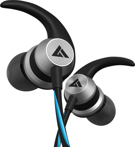 Boult X1-Wired with Dual Dynamic Drivers, BoomX Rich Bass, In-line Control, IPX5 Wired Headset
