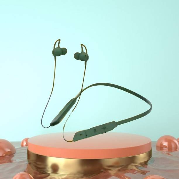 SYARA BT Max Bluetooth Neckband Lightweight, Wireless Noise Cancellation with Mic O75 Bluetooth