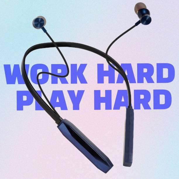RARIBO 60 Hours Playtime Bluetooth Wireless Neckband headphones Wired Headset